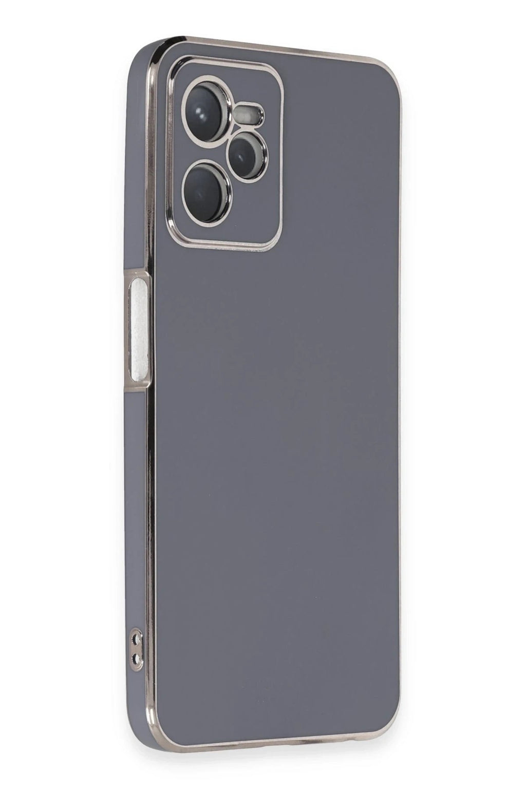 Mey İthalat® Realme C35 Kılıf Volet Silikon - Mavi
