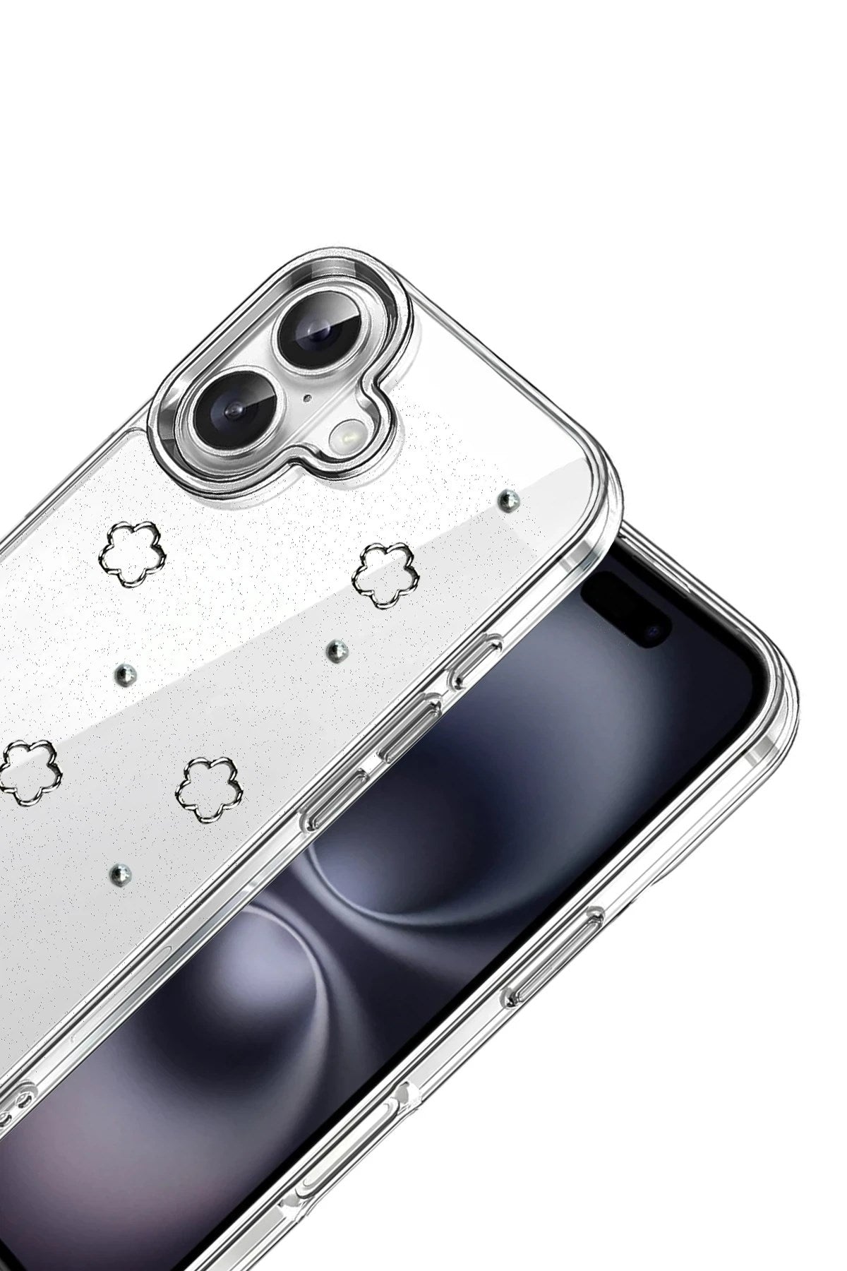 Mey İthalat® iPhone 16 Plus Fiyonk Desenli Kapak - Desen 2