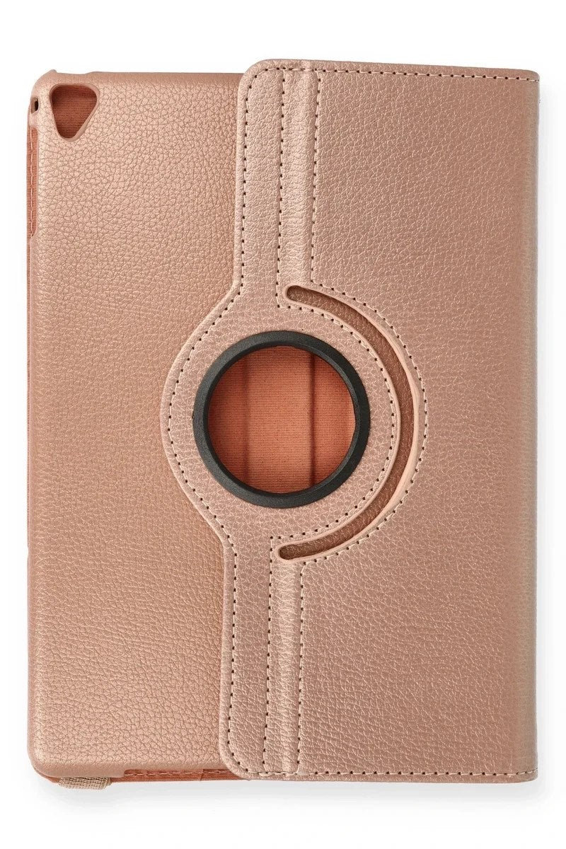 Mey İthalat® iPad 9.7 (2018) Kılıf 360 Tablet Deri Kılıf - Rose Gold