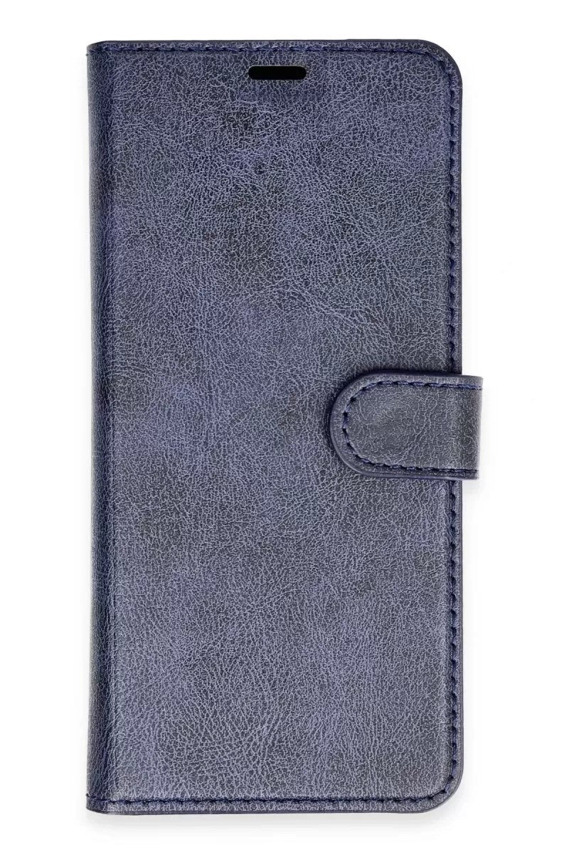 Mey İthalat® Redmi Note 13 Pro 4G Kılıf Trend S Plus Kapaklı Kılıf - Lacivert