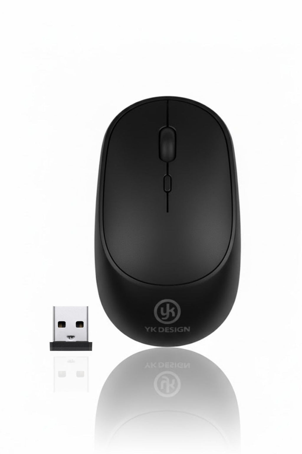 Siyah Renkli Ergonomik Sessiz Kablosuz Mouse – USB Alıcılı, Ofis ve Oyun İçin Konforlu Bilgisayar Faresi MS6310