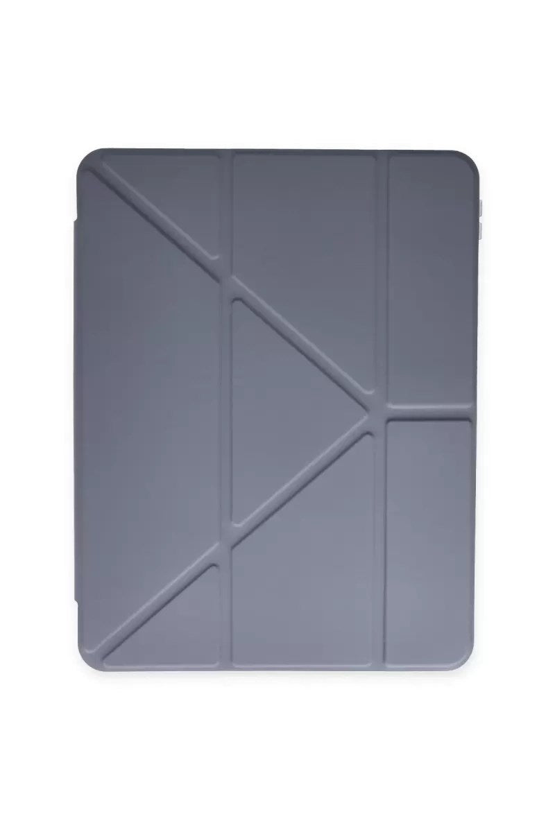 Mey İthalat® iPad 10.2 (8.nesil) Kılıf Kalemlikli Mars Tablet Kılıfı - Lavender