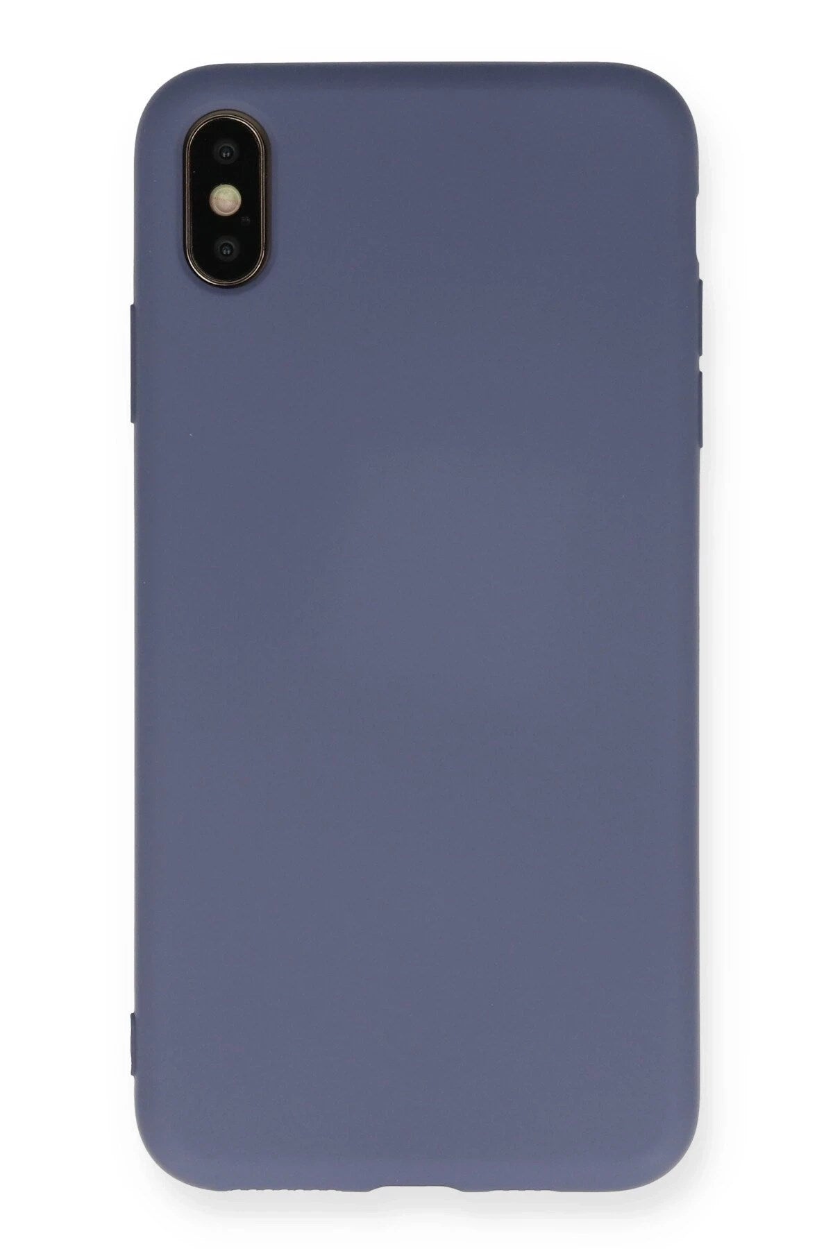 Mey İthalat® iPhone XS Max Kılıf Nano içi Kadife Silikon - Gri