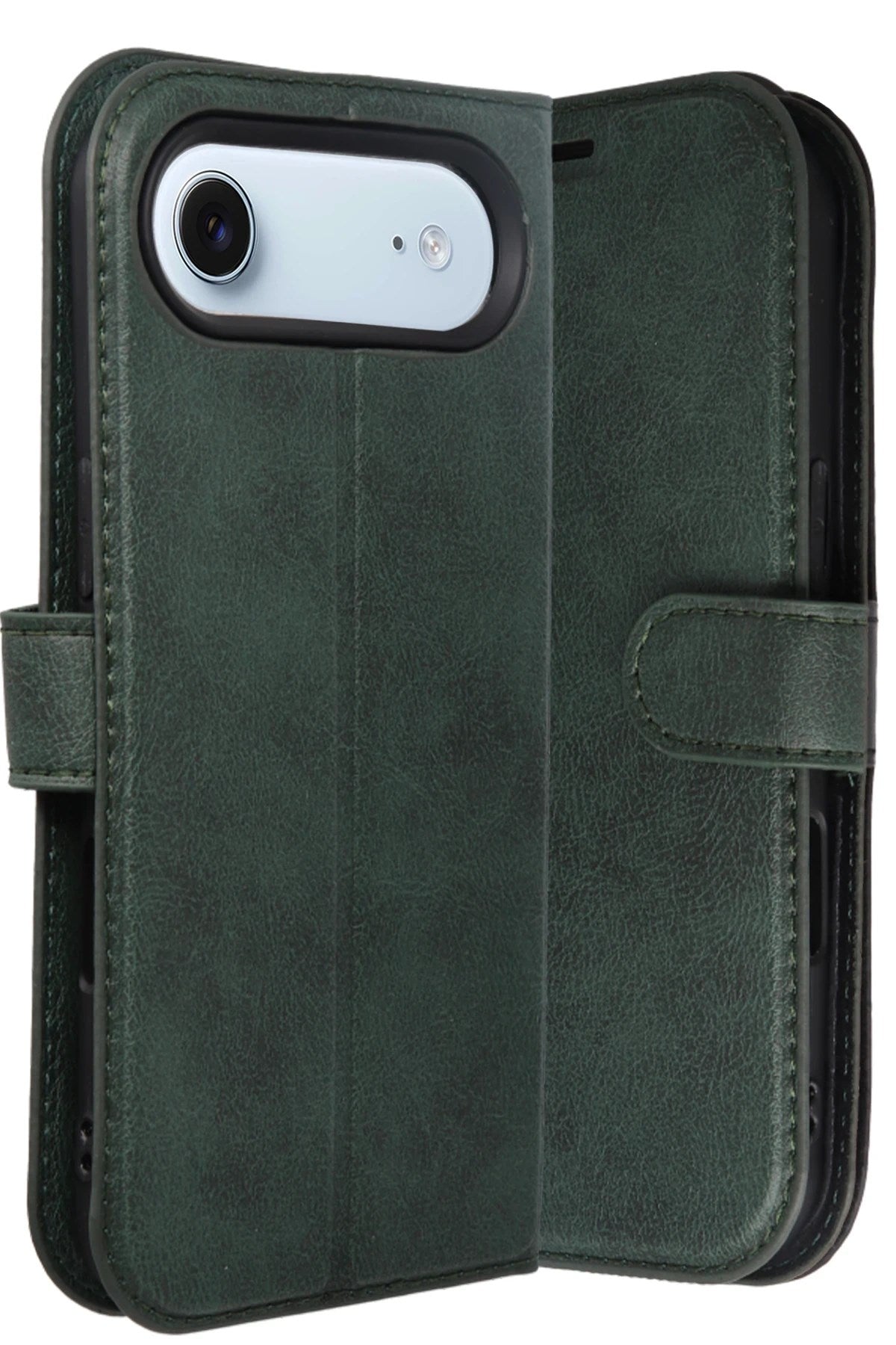 Mey İthalat® iPhone 17 Air Trend S Plus Kapaklı Kılıf - Yeşil