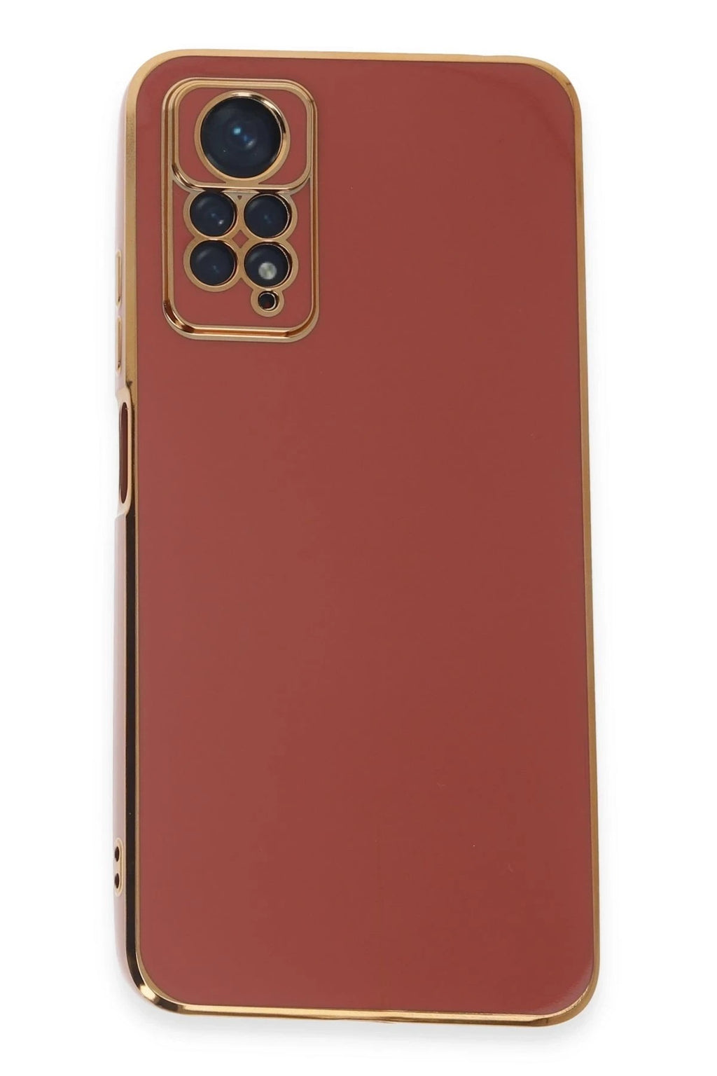 Mey İthalat® Redmi Note 12 Pro 4G Kılıf Volet Silikon - Kırmızı
