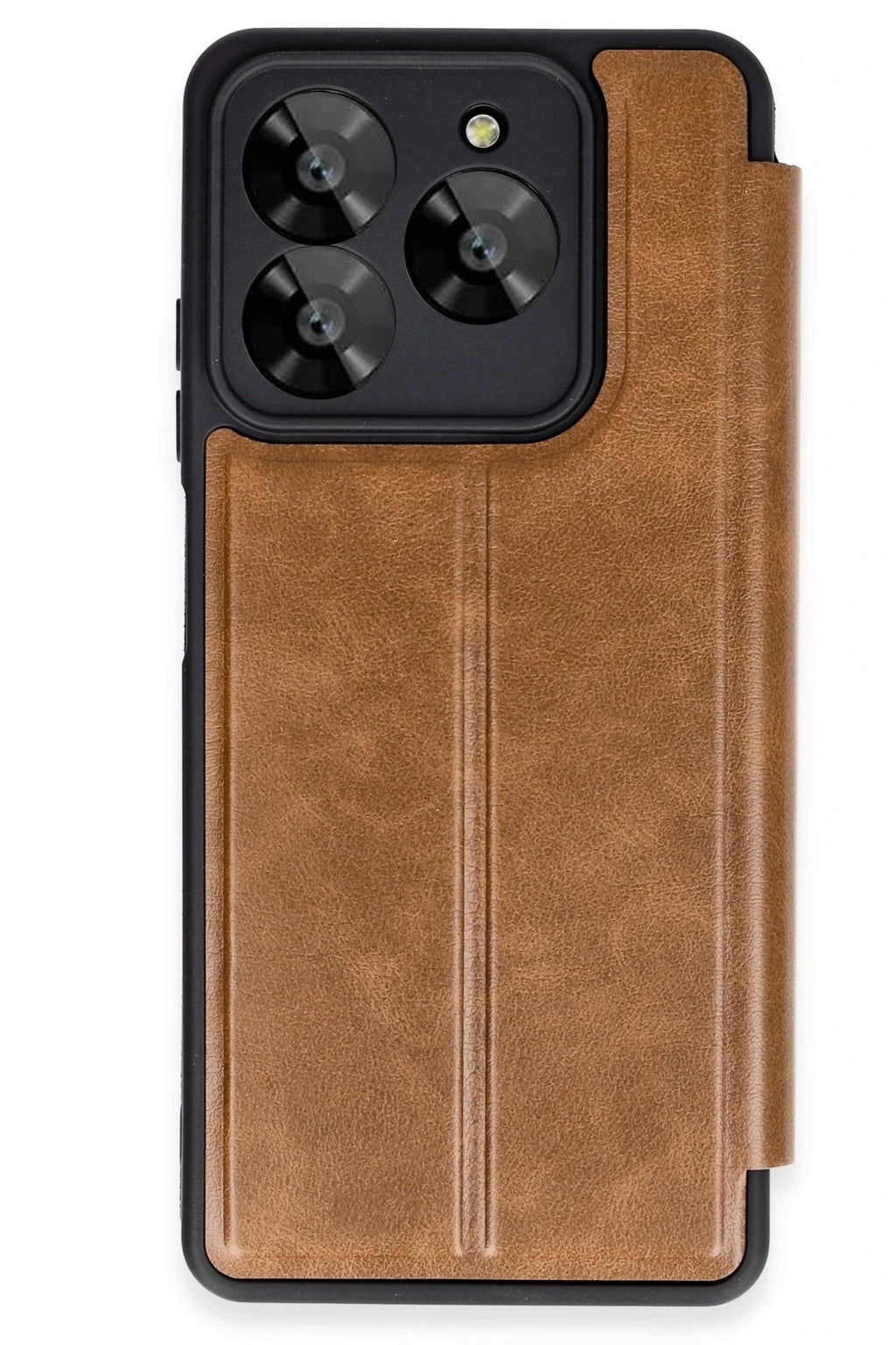 Mey İthalat® General Mobile Era 30 Kılıf Flip Cover - Taba