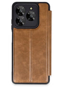 Mey İthalat® General Mobile Era 30 Kılıf Flip Cover - Taba
