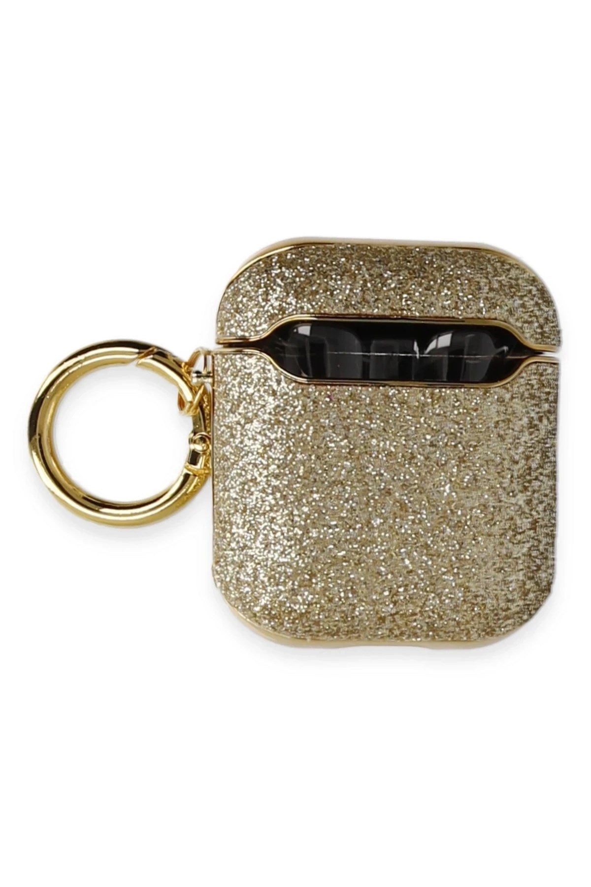 Mey İthalat® Airpods 2 (2.nesil) Spell Simli Kılıf - Gold