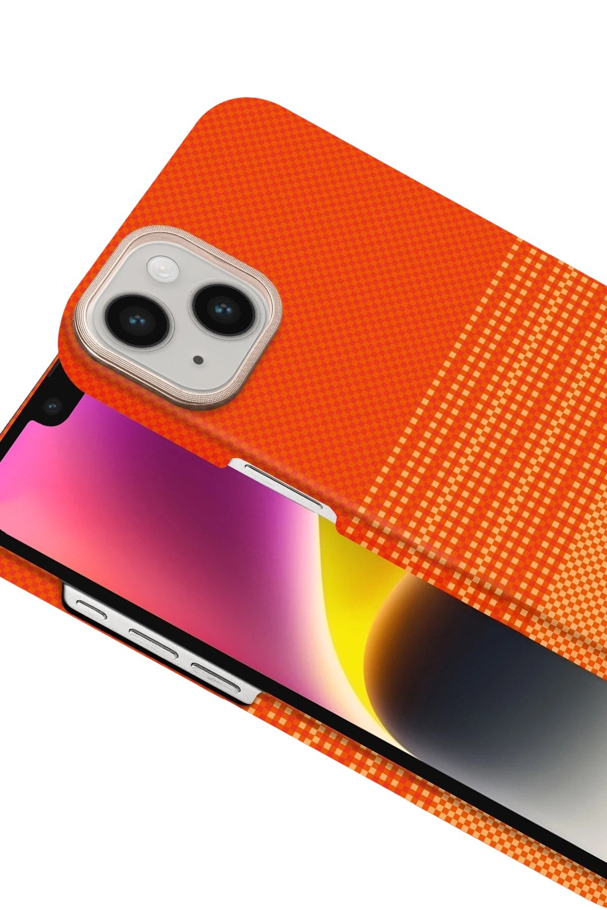 Mey İthalat® iPhone 14 Vega Magsafe Kapak - Turuncu