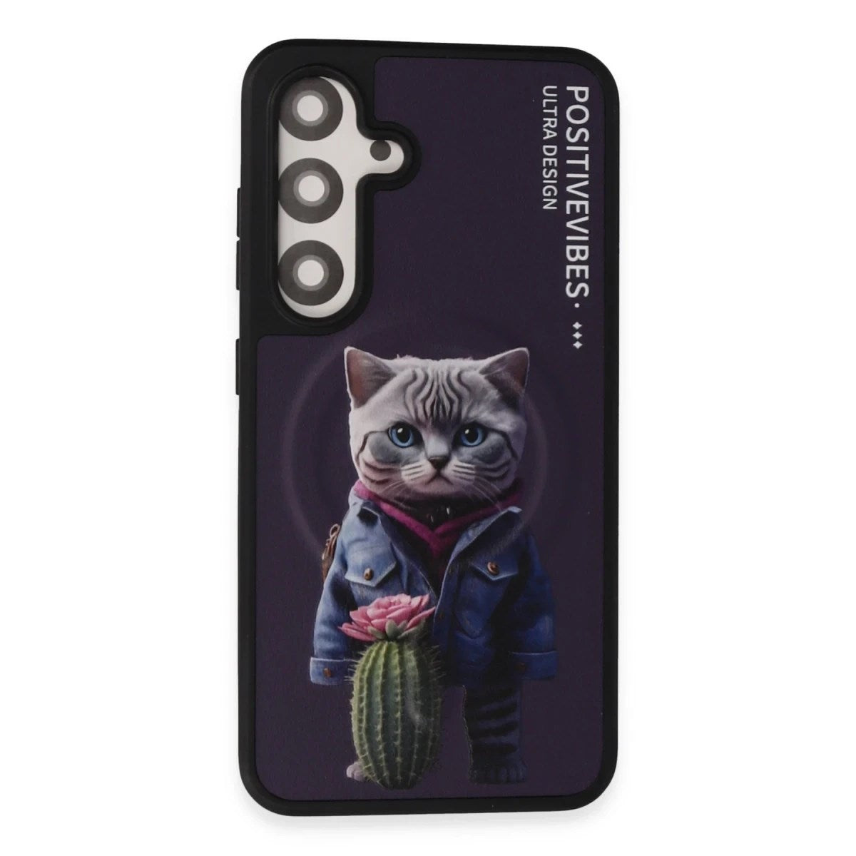 Mey İthalat® Samsung Galaxy S24 Fun Magsafe Kapak - Derin Mor