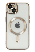 Mey İthalat® iPhone 14 Plus Kılıf Kross Magneticsafe Kapak - Gold