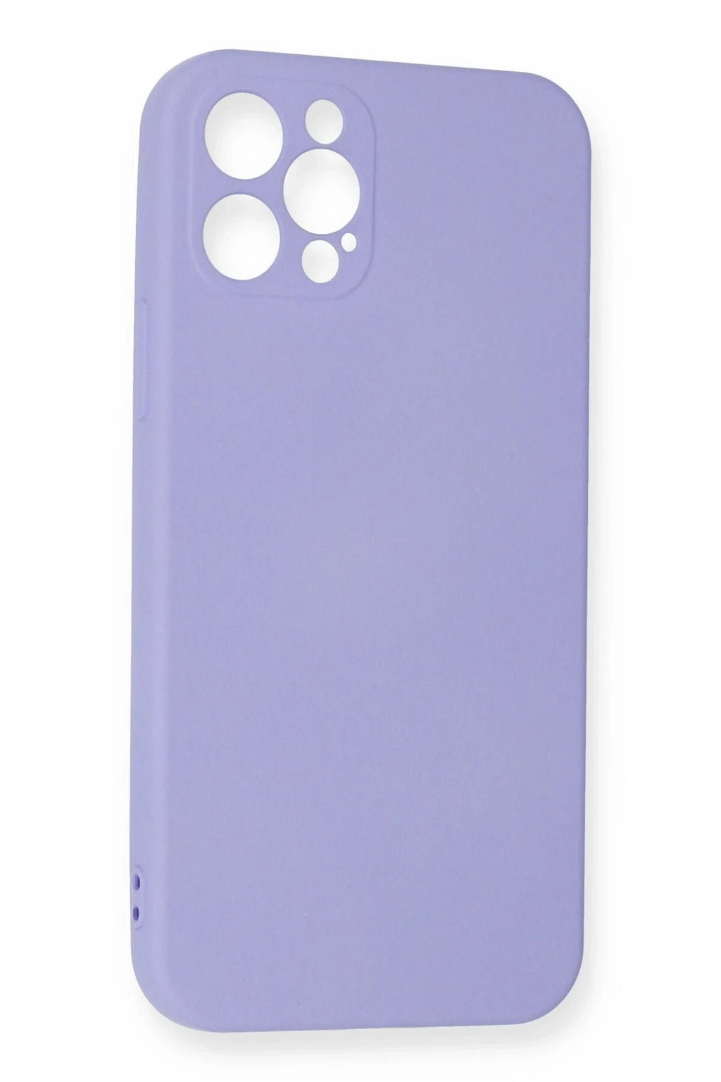 Mey İthalat® iPhone 12 Pro Max Kılıf Nano içi Kadife Silikon - Lila
