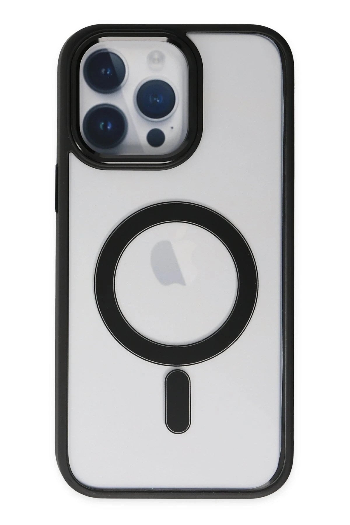 Mey İthalat® iPhone 14 Pro Kılıf Room Magneticsafe Silikon - Siyah