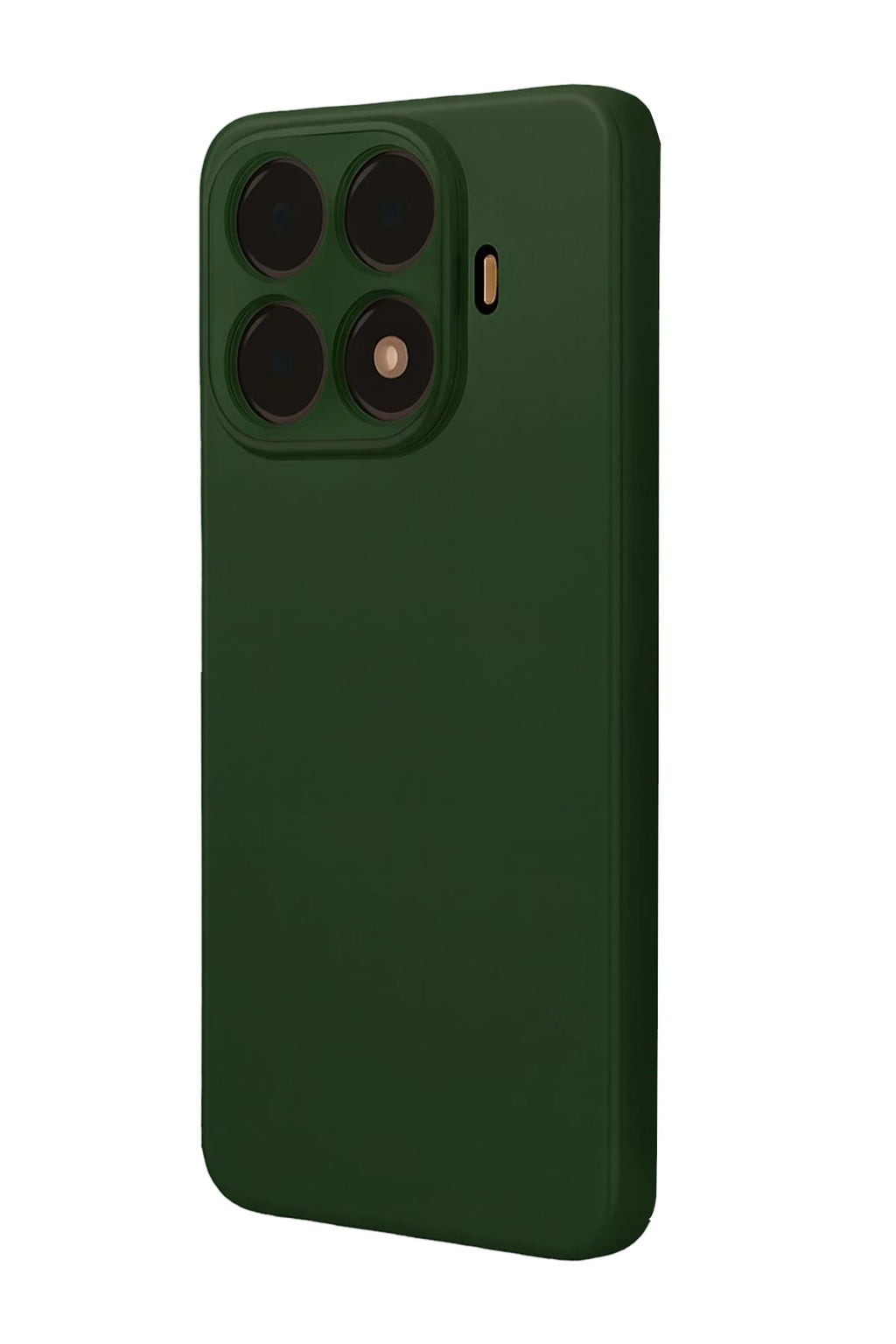 Mey İthalat® Mi 15T Pro Nano içi Kadife Silikon - Koyu Yeşil