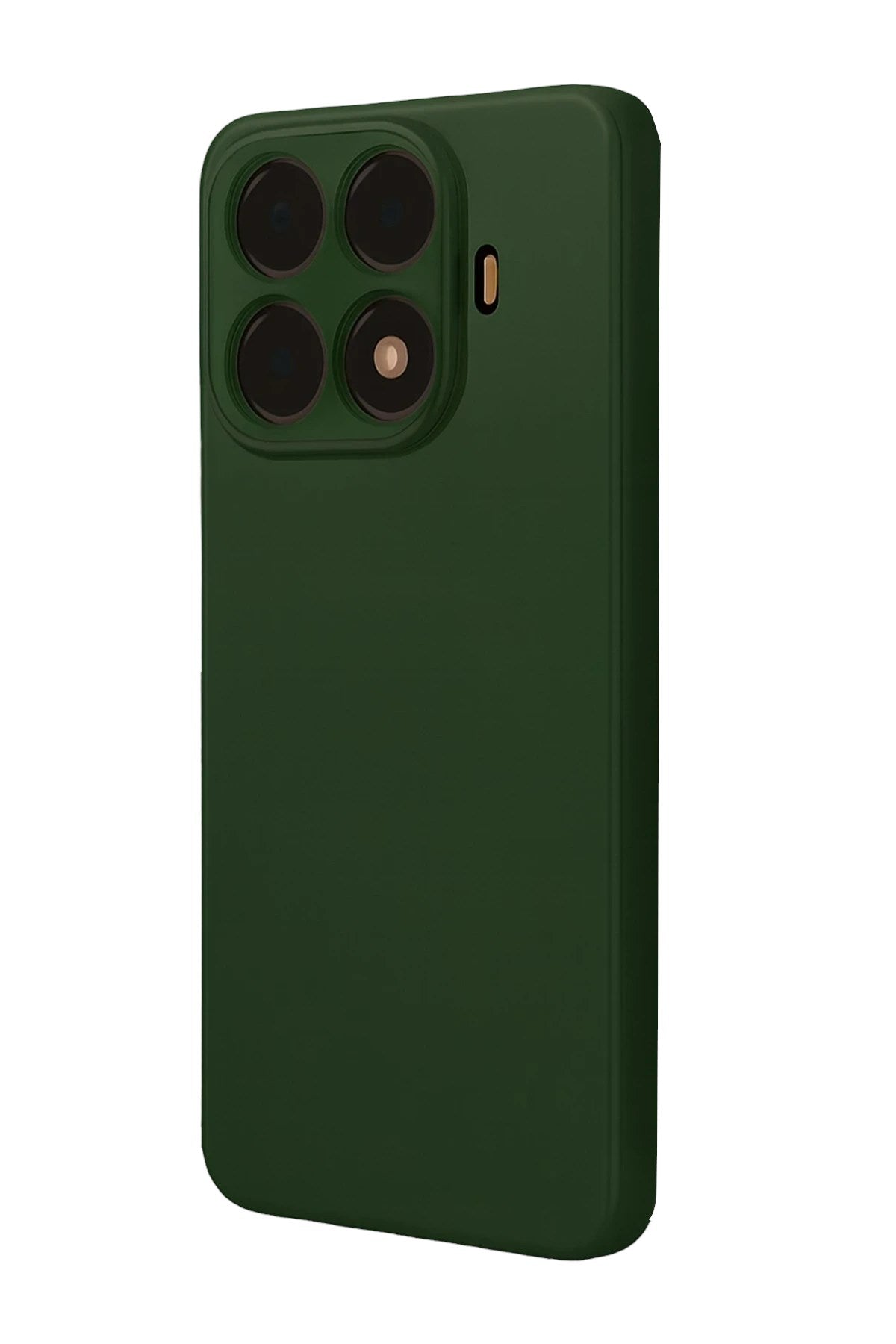 Mey İthalat® Mi 15T Pro Nano içi Kadife Silikon - Koyu Yeşil