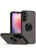 Mey İthalat® Samsung Galaxy A05S Kılıf Montreal Yüzüklü Silikon Kapak - Siyah
