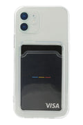 Mey İthalat® iPhone 12 Kılıf Kart Şeffaf Silikon - Şeffaf
