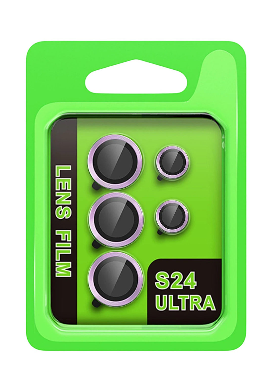Mey İthalat® Samsung Galaxy S24 Ultra Raze Metal Kamera Lens - Mor