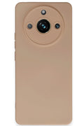 Mey İthalat® Realme 11 Pro Kılıf Nano içi Kadife Silikon - Pudra