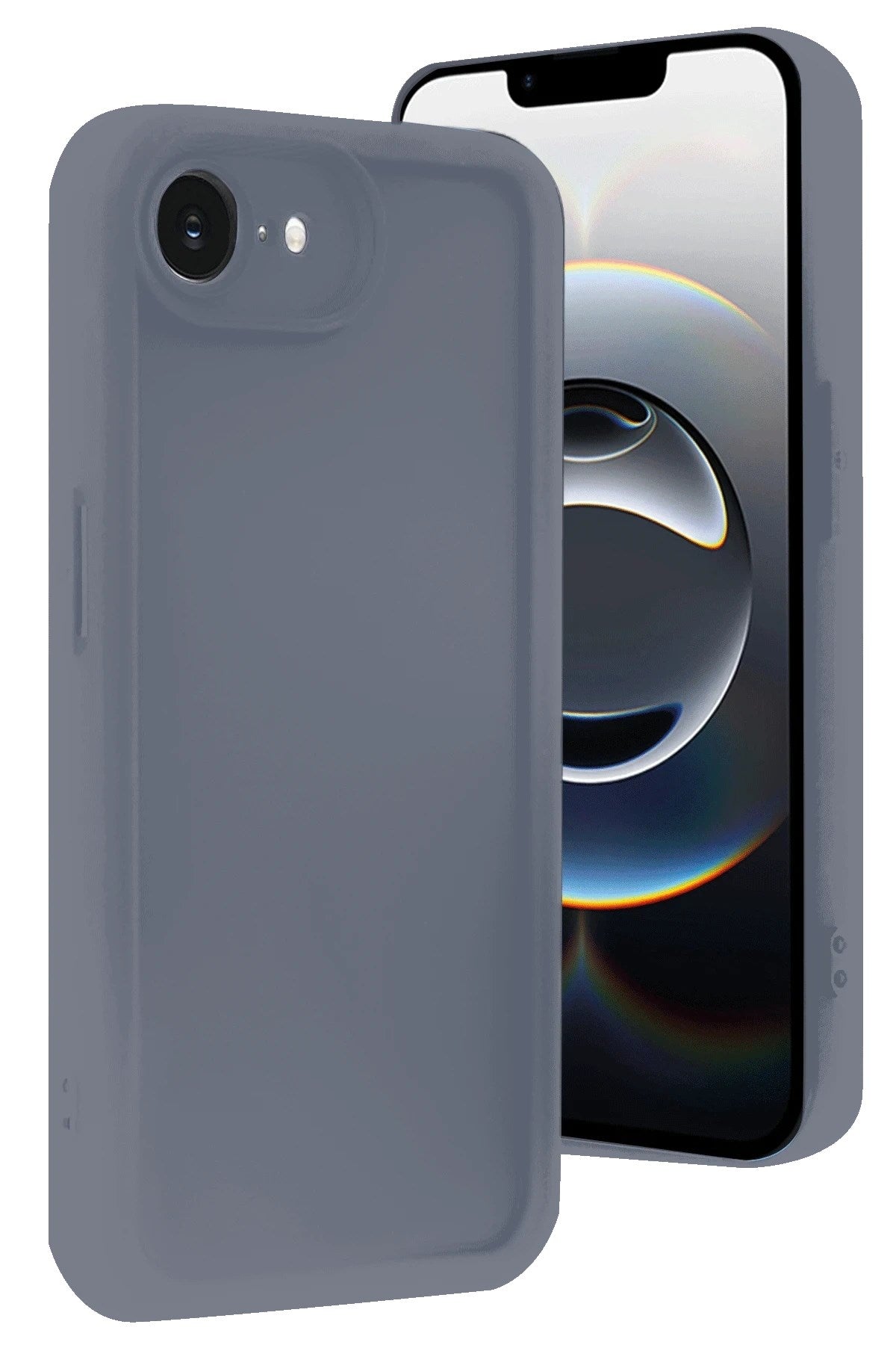 Mey İthalat® iPhone 16E Kılıf Viera Silikon - Gri