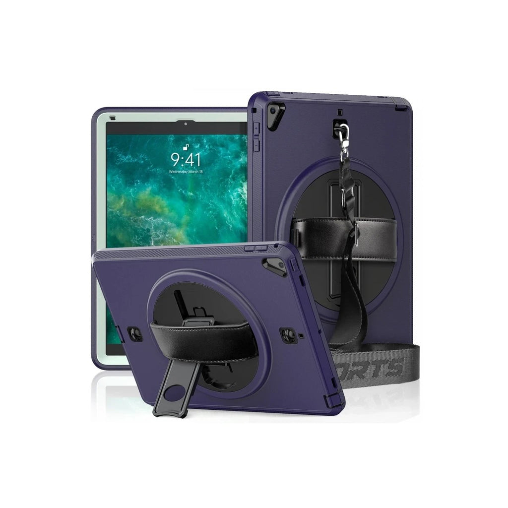 Mey İthalat® iPad 5 Air 9.7 Kılıf Strap-C Otterbox Tablet Kapak - Lacivert
