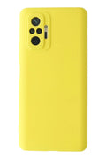 Mey İthalat® Redmi Note 10 Pro Kılıf Nano içi Kadife Silikon - Sarı