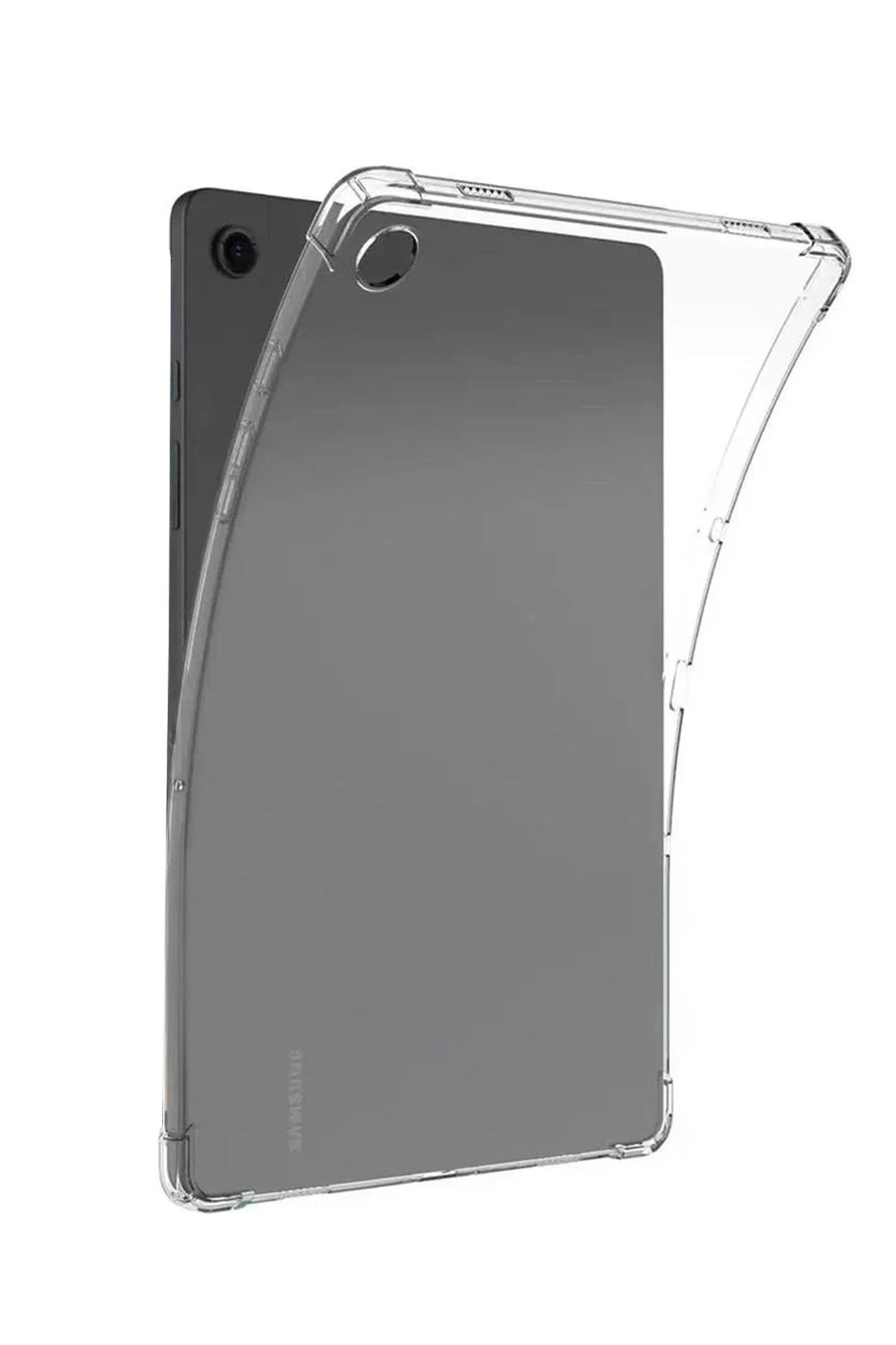 Mey İthalat® Samsung Galaxy Tab A11 Plus Anti Shock Tablet Silikon - Şeffaf