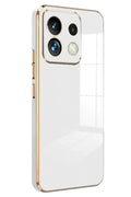 Mey İthalat® Poco M6 Pro 4G Kılıf Volet Silikon - Beyaz