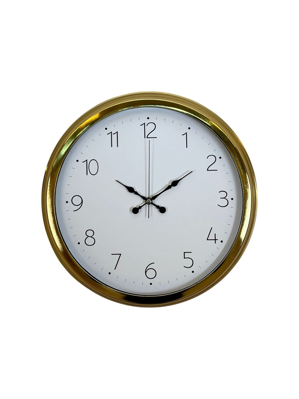 Elegance Gold 40 Cm Metal Dekoratif Tasarım Duvar Saati