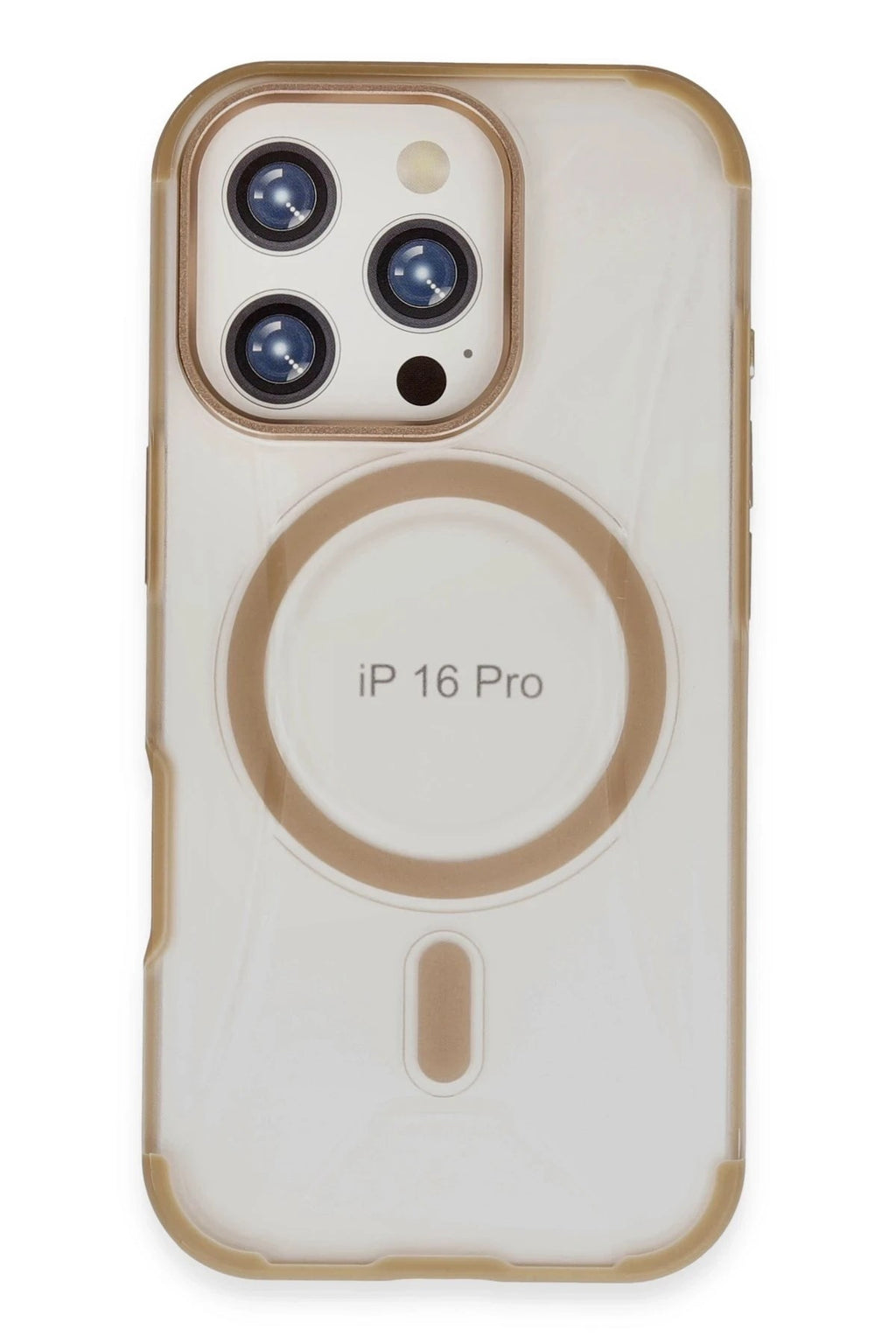 Mey İthalat® iPhone 16 Pro Max Hilton Magsafe Kapak - Gold