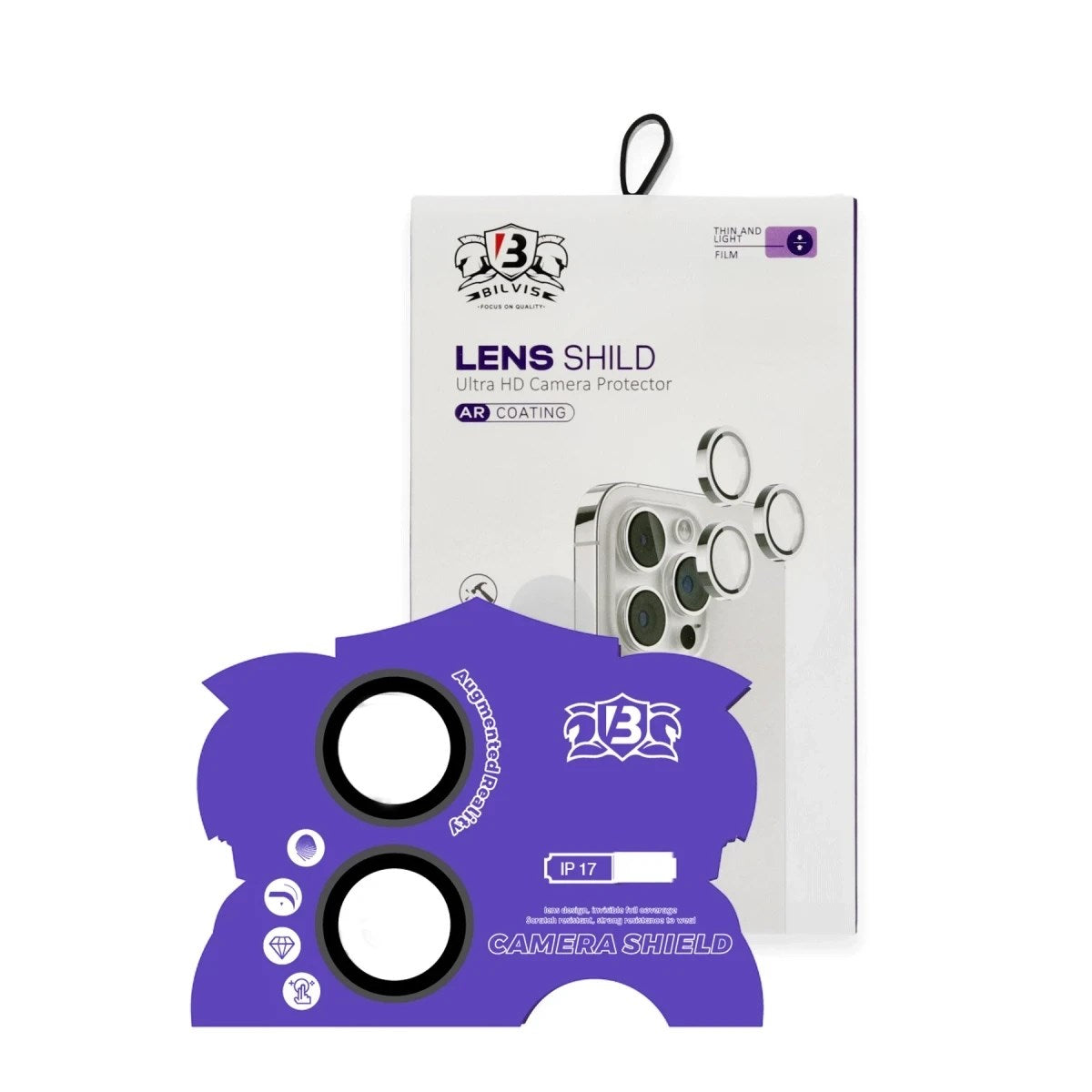 Mey İthalat® iPhone 17 Bilvis Titan Kamera Lens - Siyah
