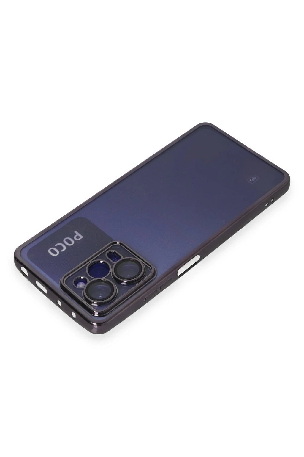 Mey İthalat® Poco X5 Pro 5G Kılıf Lensli Silikon - Mor