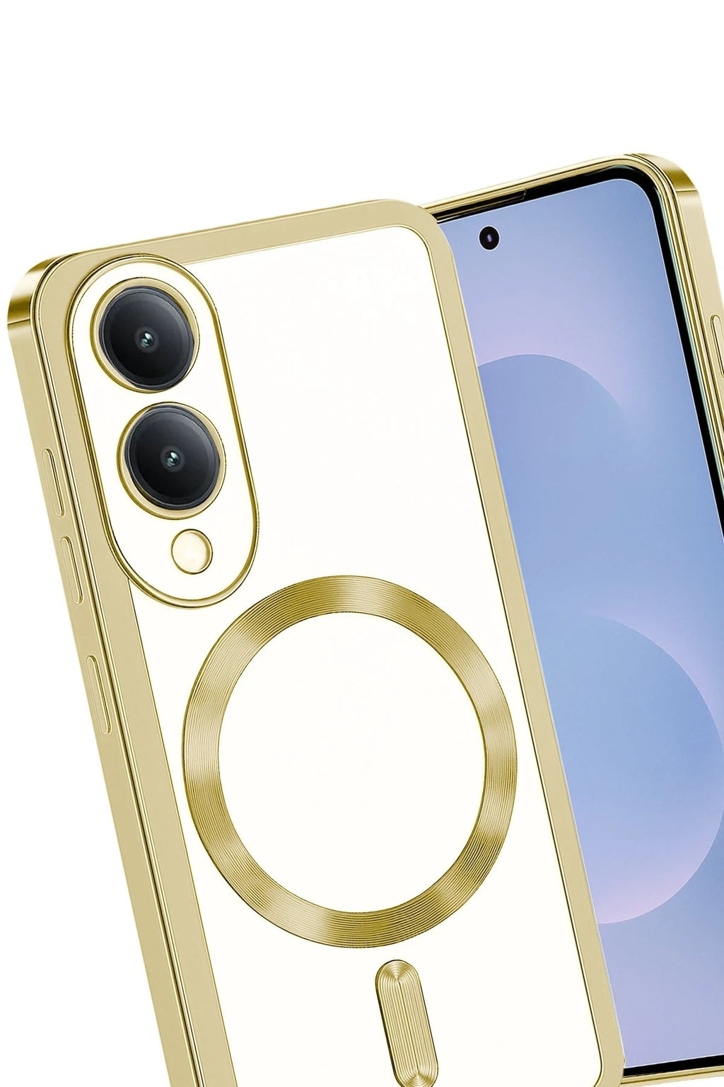 Mey İthalat® Samsung Galaxy S25 Edge Kross Magneticsafe Kapak - Gold
