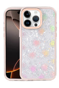 Mey İthalat® iPhone 15 Pro Lumi Desenli Kapak - Pembe