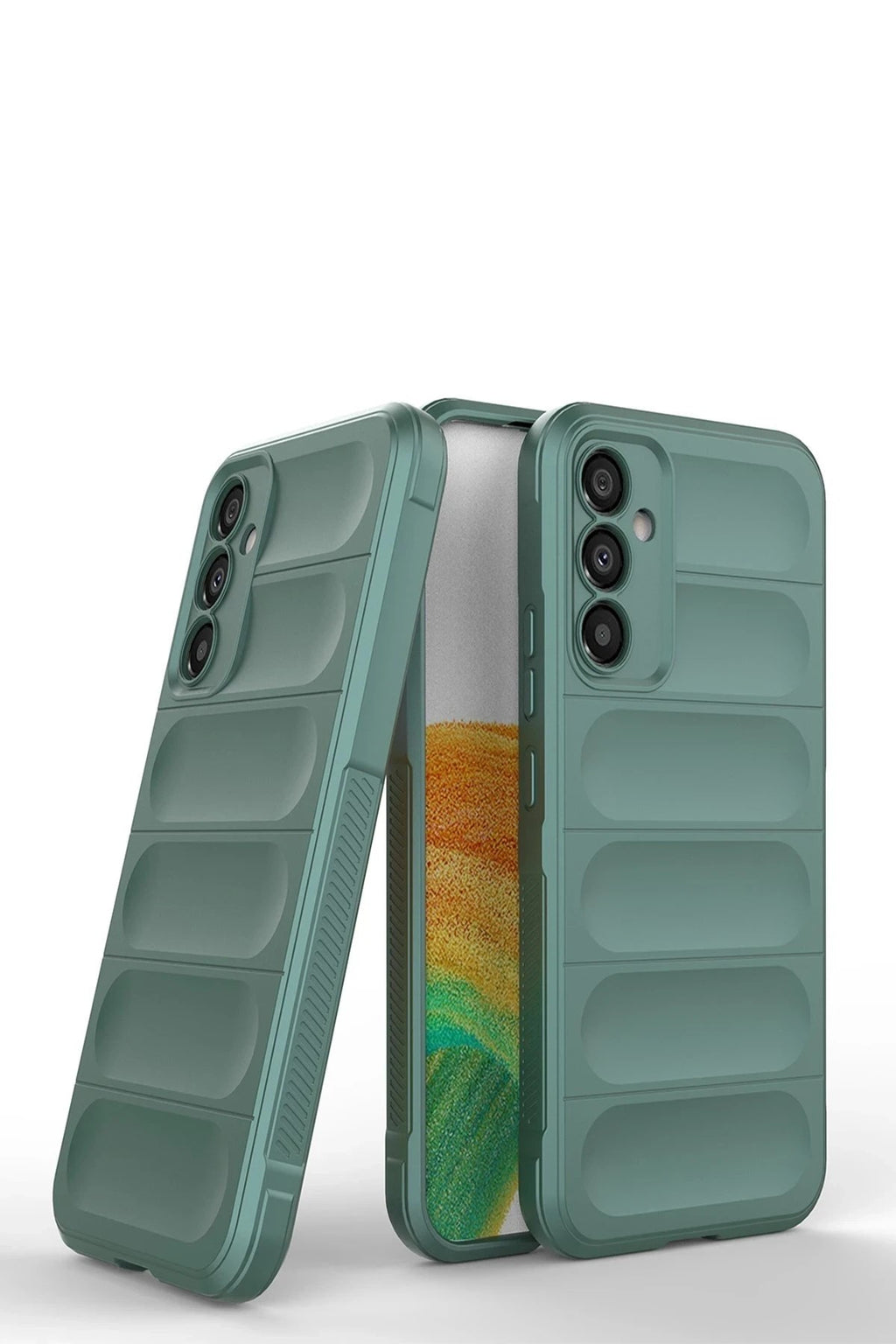 Mey İthalat® Samsung Galaxy A05S Kılıf Optimum Silikon - Koyu Yeşil