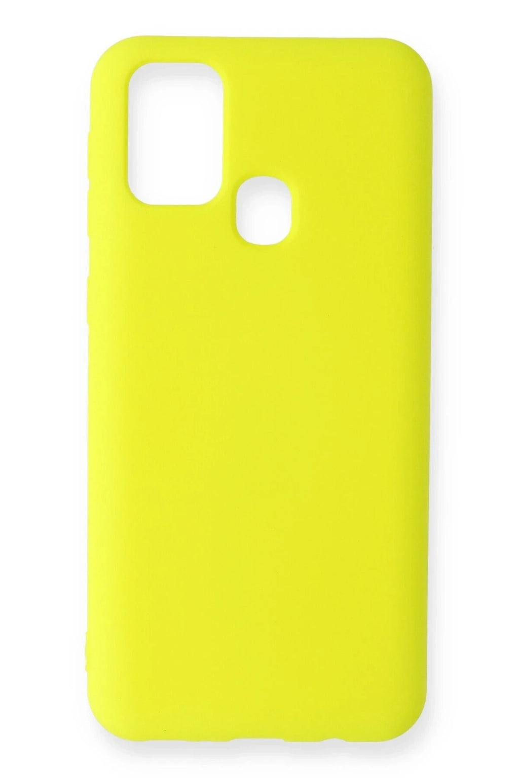 Mey İthalat® Samsung Galaxy M31 Kılıf Nano içi Kadife Silikon - Sarı