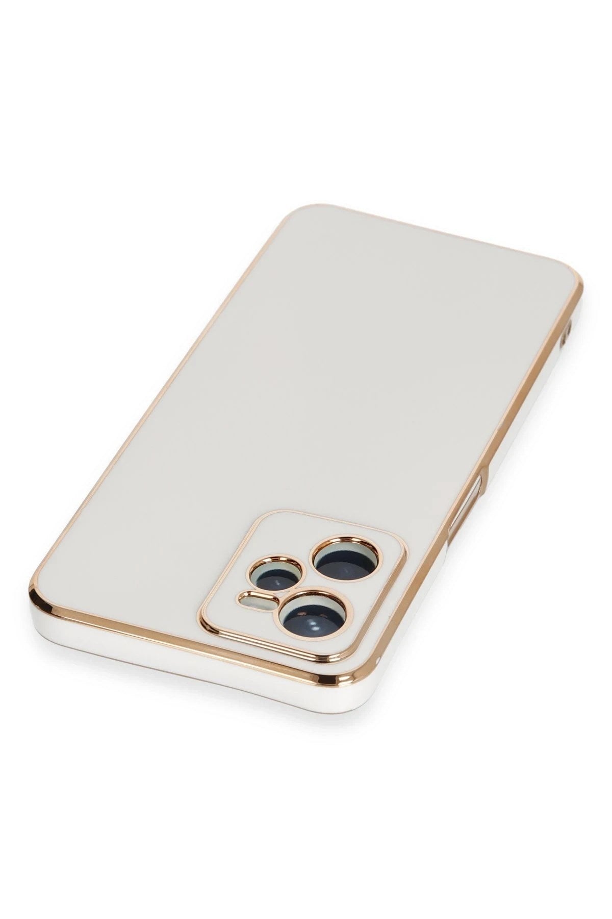 Mey İthalat® Realme C35 Kılıf Volet Silikon - Beyaz