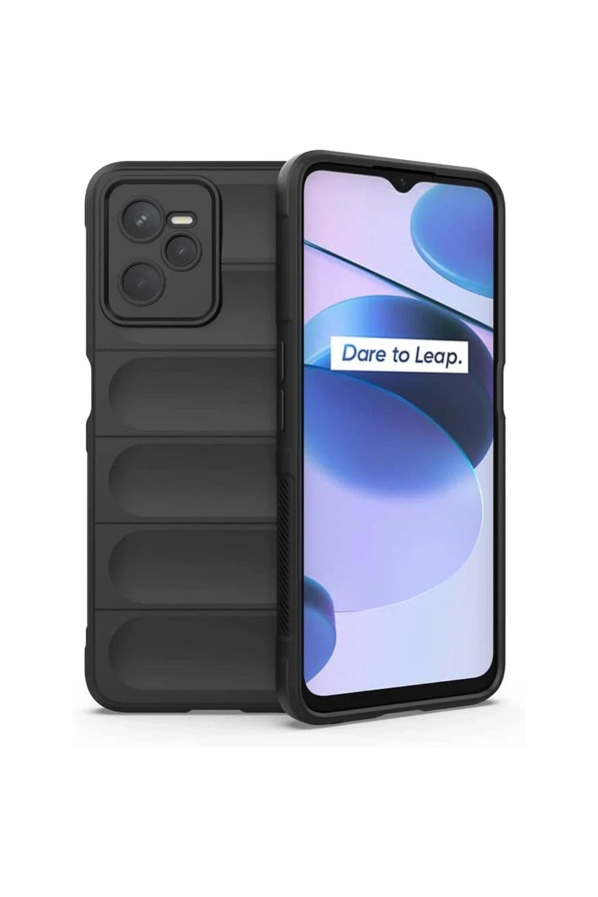 Mey İthalat® Realme C35 Kılıf Optimum Silikon - Siyah