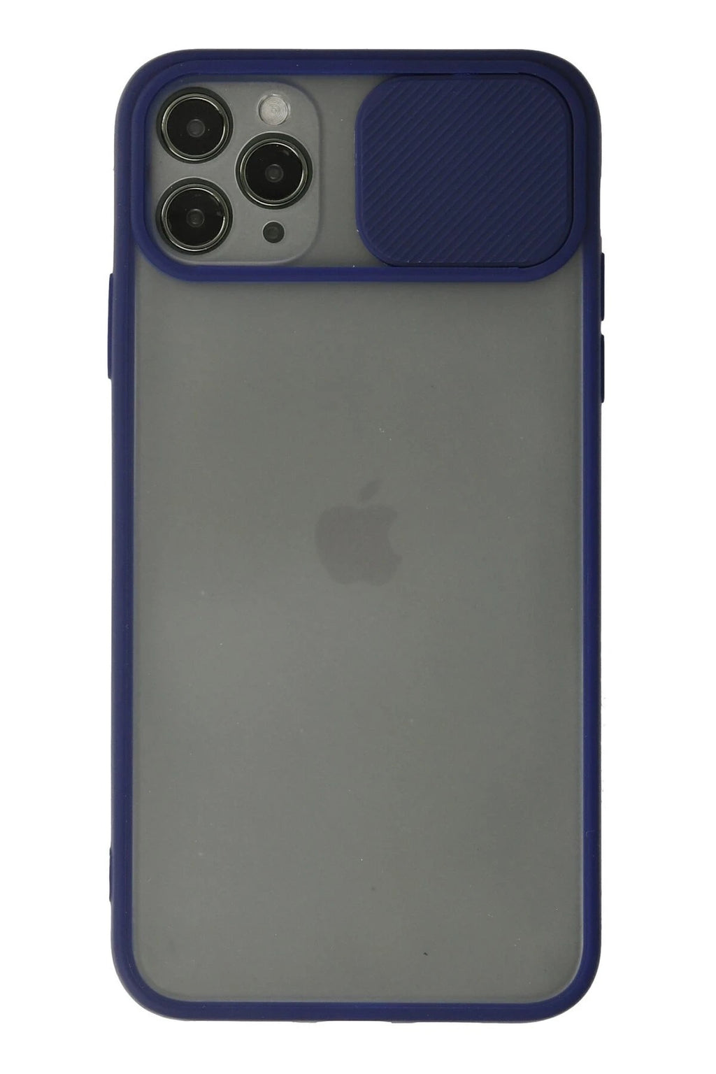 Mey İthalat® iPhone 11 Pro Kılıf Palm Buzlu Kamera Sürgülü Silikon - Lacivert