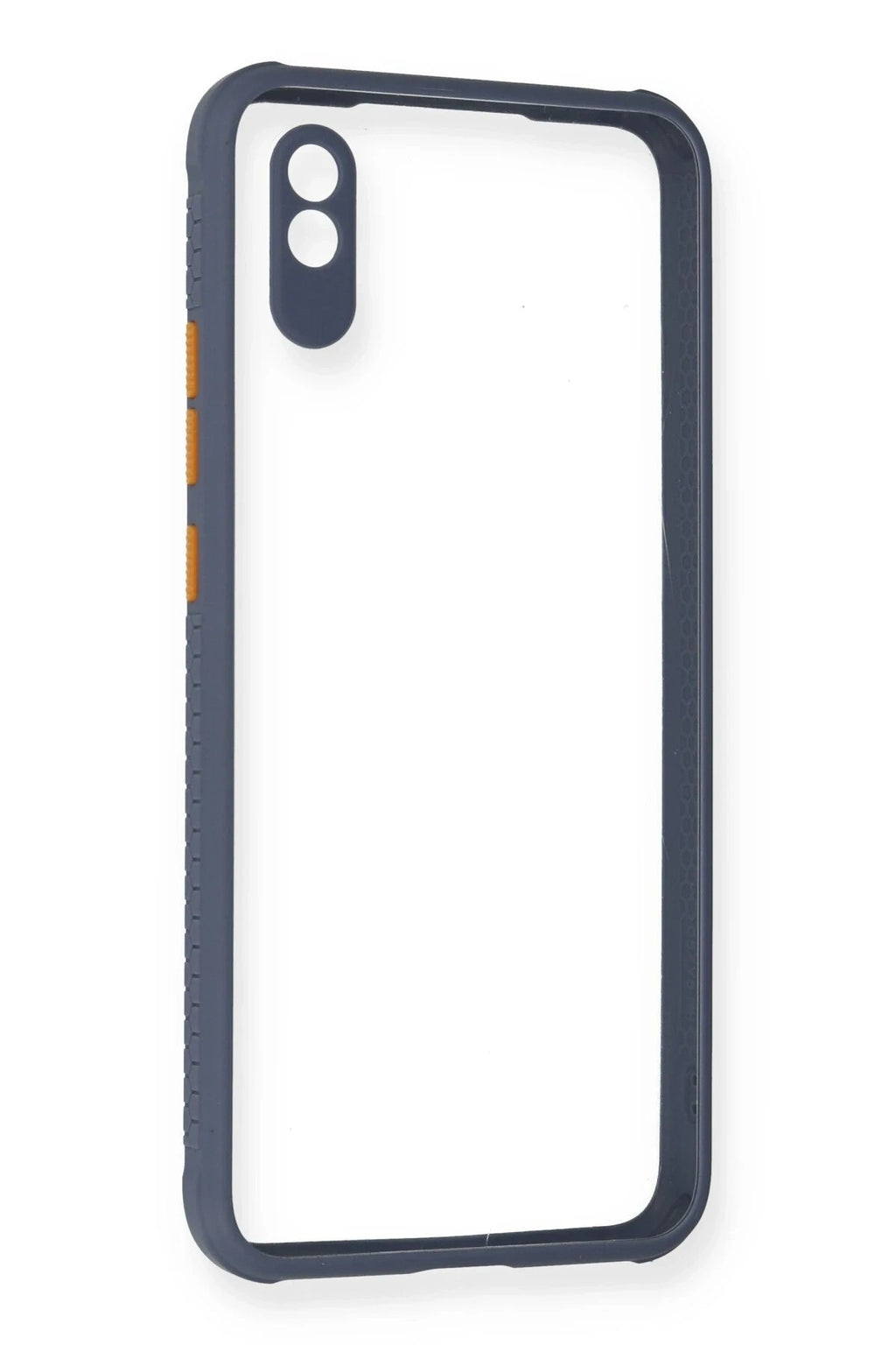 Mey İthalat® Redmi 9A Kılıf Miami Şeffaf Silikon - Gri