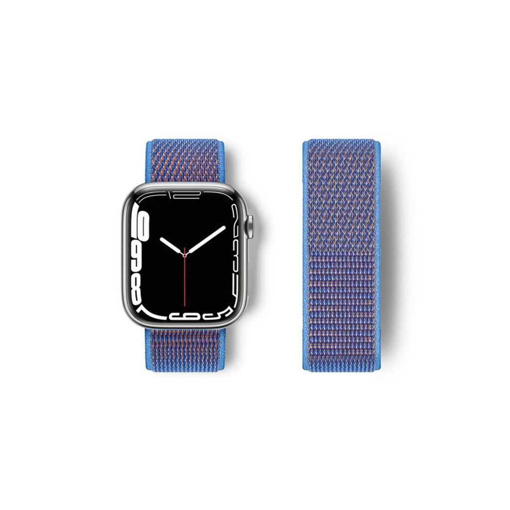 Mey İthalat® Watch 42mm Hasırlı Cırtcırtlı Kordon - Mor