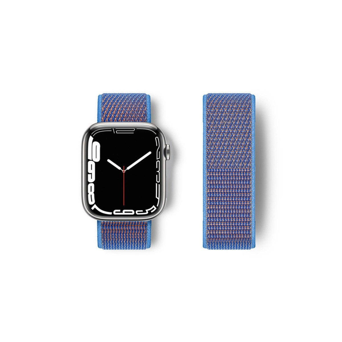 Mey İthalat® Watch 42mm Hasırlı Cırtcırtlı Kordon - Mor