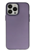 Mey İthalat® iPhone 14 Pro Max Kılıf Modos Metal Kapak - Mor