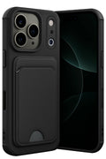 Mey İthalat® iPhone 17 Pro Max Kelvin Kartvizitli Silikon - Siyah