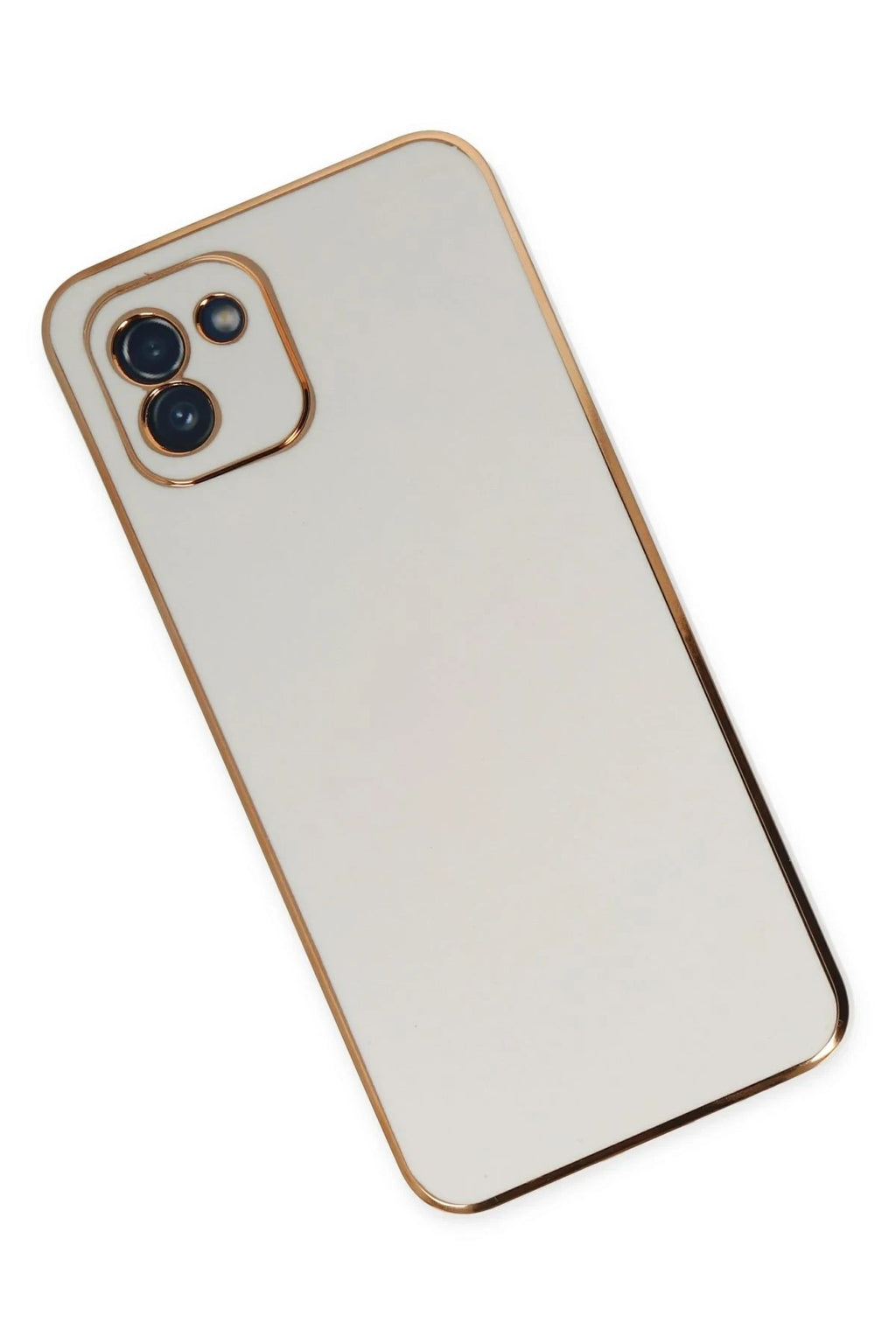 Mey İthalat® Samsung Galaxy A03 Kılıf Volet Silikon - Beyaz
