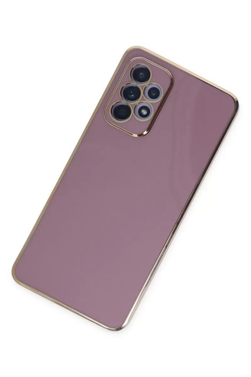 Mey İthalat® Samsung Galaxy A52 Kılıf Volet Silikon - Mor