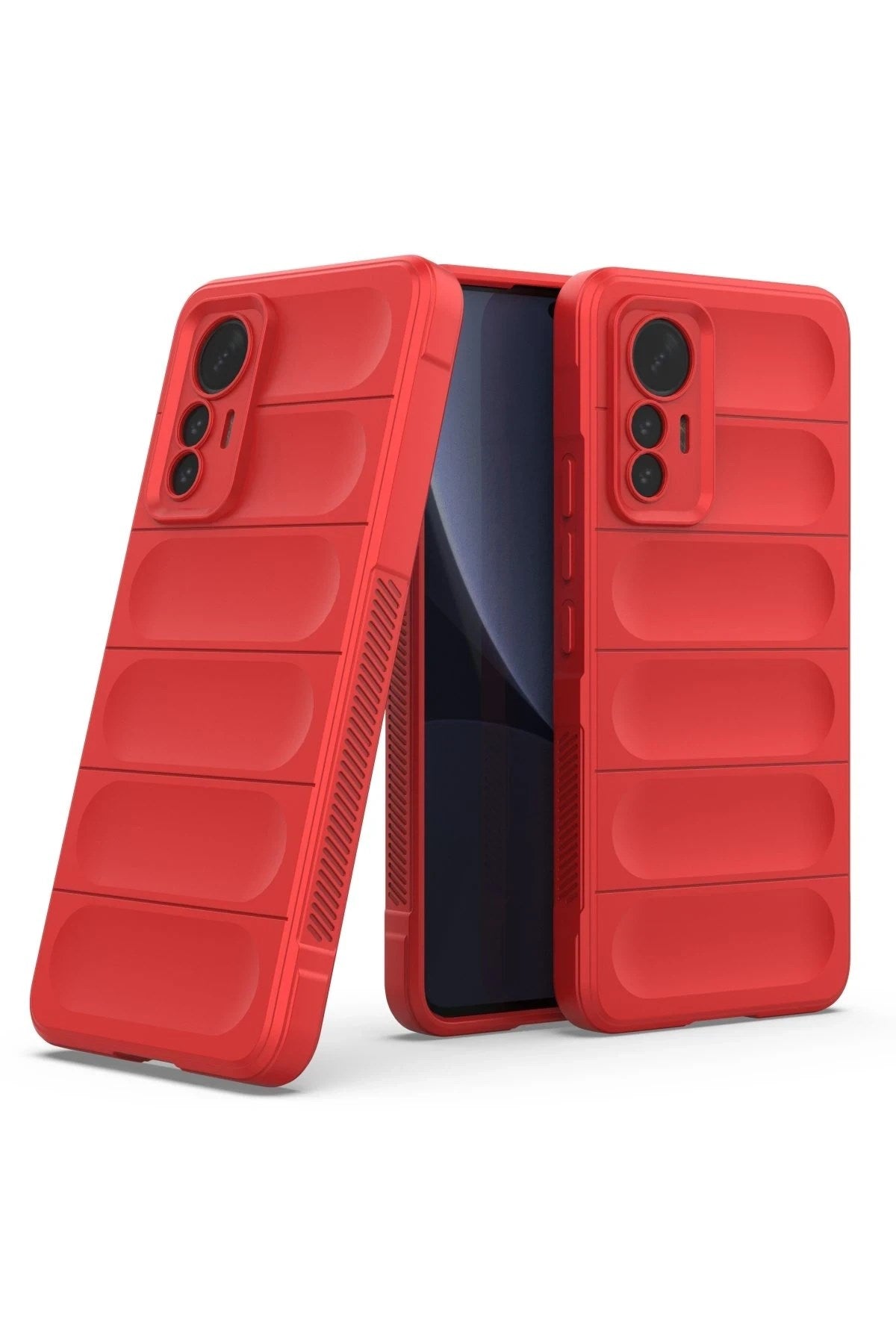 Mey İthalat® Mi 12 Lite Kılıf Optimum Silikon - Kırmızı