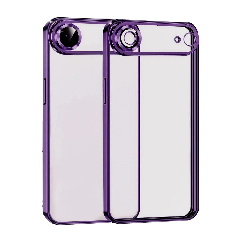 Mey İthalat® iPhone 17 Air Lensli Silikon - Açık Mor