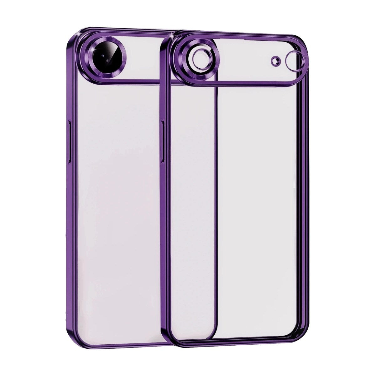 Mey İthalat® iPhone 17 Air Lensli Silikon - Açık Mor