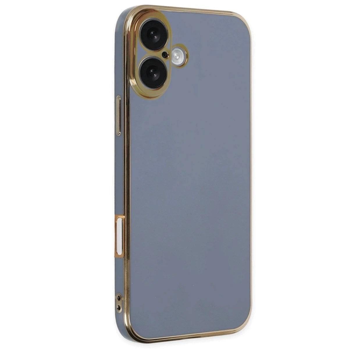 Mey İthalat® iPhone 16 Kılıf Volet Silikon - Mavi